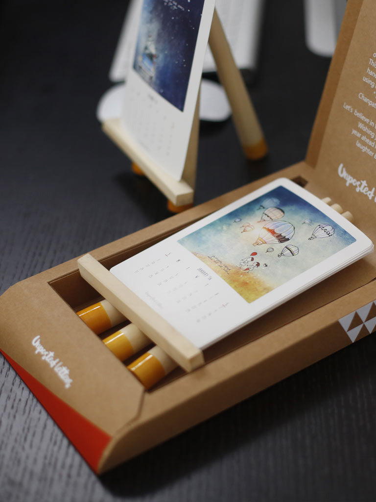 Arty Calendar Unposted Letters Limited Edition