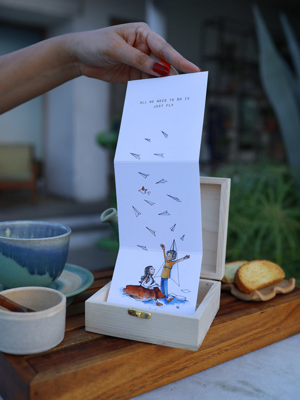 Art Calendar + Wish in a Box 'Just Fly'