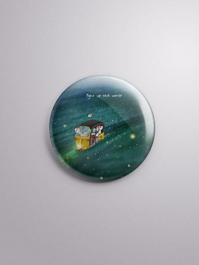 Illustrated Badge - Light up the world
