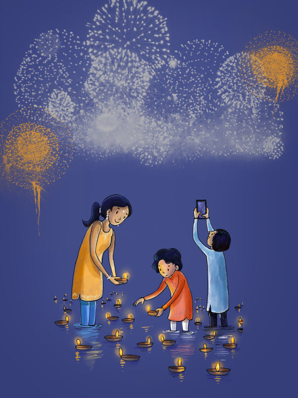 Wish in a box - Happy Diwali