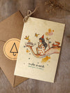 Wishing Card - Print on Wood - Make a wish (B'day) - Unposted Letters Store - 1