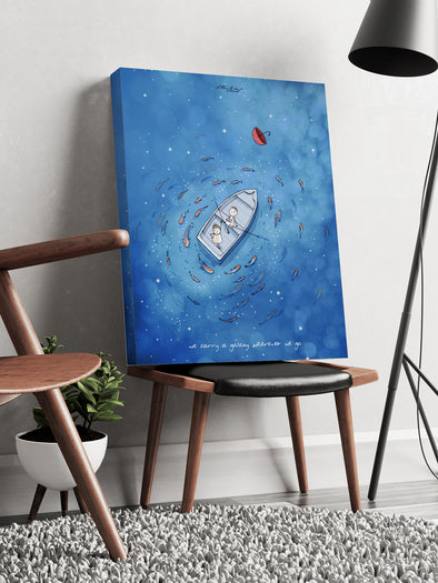 We carry a galaxy