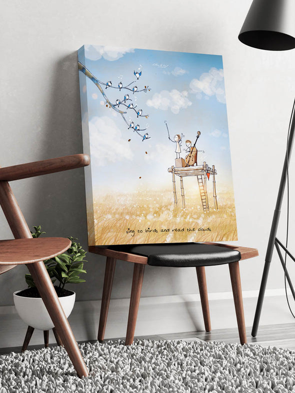 Sing to birds