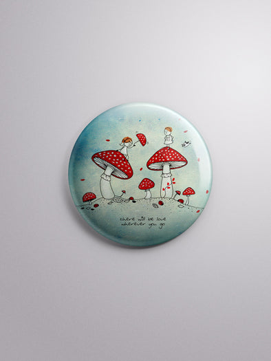 Illustrated Badge - 'There will be love'