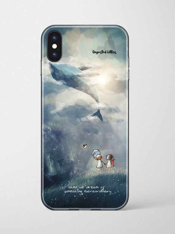 Premium Glass Phone Case - 'Then We Dream' no