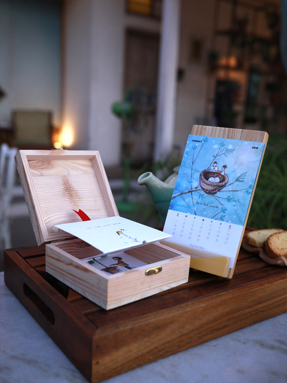 Art Calendar + Wish in a Box 'Let the Love'