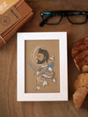 Framed Mini Art - Human Tapestry - Space - Unposted Letters Store - 1