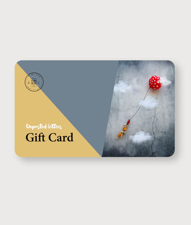 Unposted Letters Gift Card