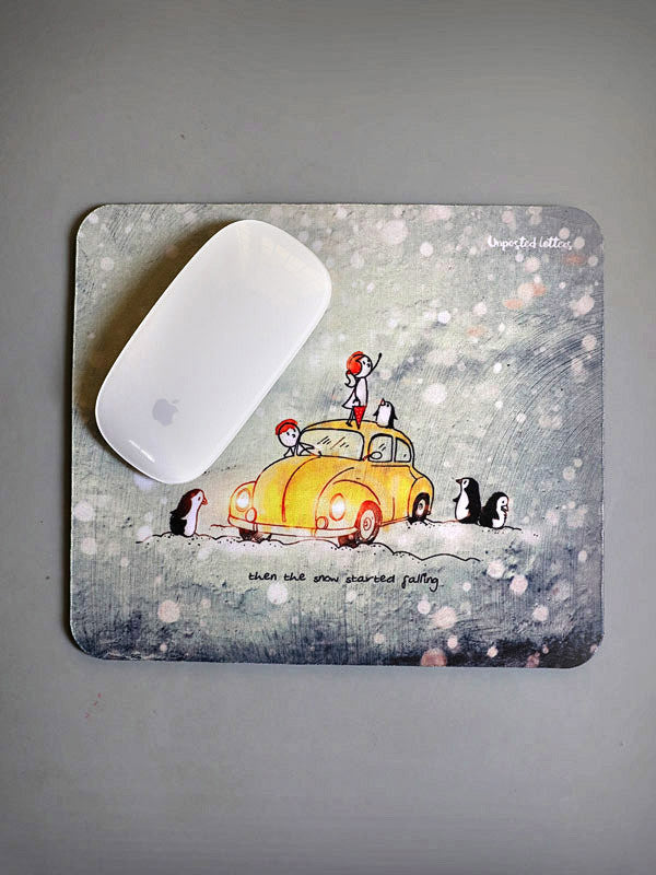 Snow Falls, Mouse Pad, Unposted Letters