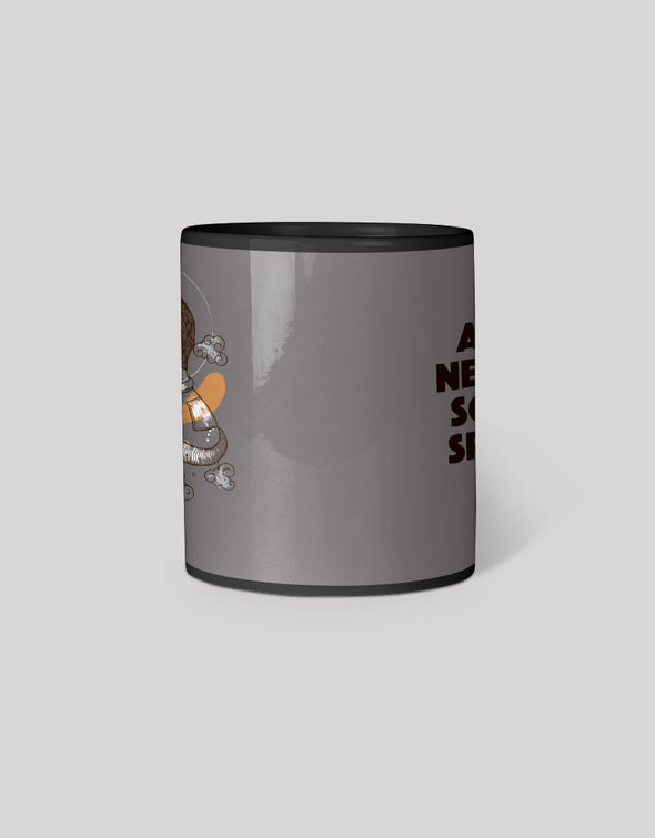 Black Coffee Mug - All I need is space I
